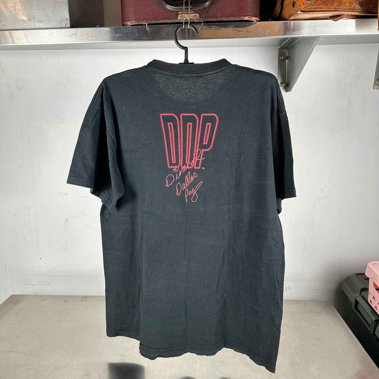 Vintage 1998 Diamond Dallas Page DDP WCW Wrestling Graphic T-shirt