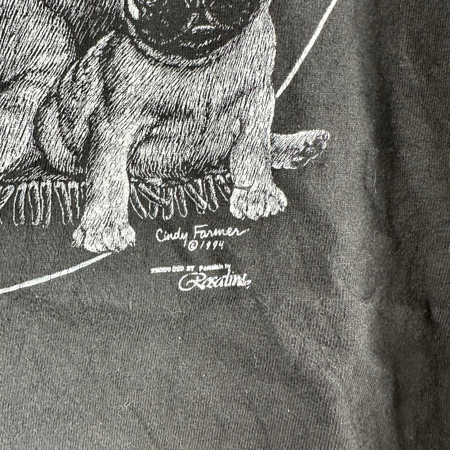 Vintage 1994 Pug Dog Graphic Single Stitch T-shirt