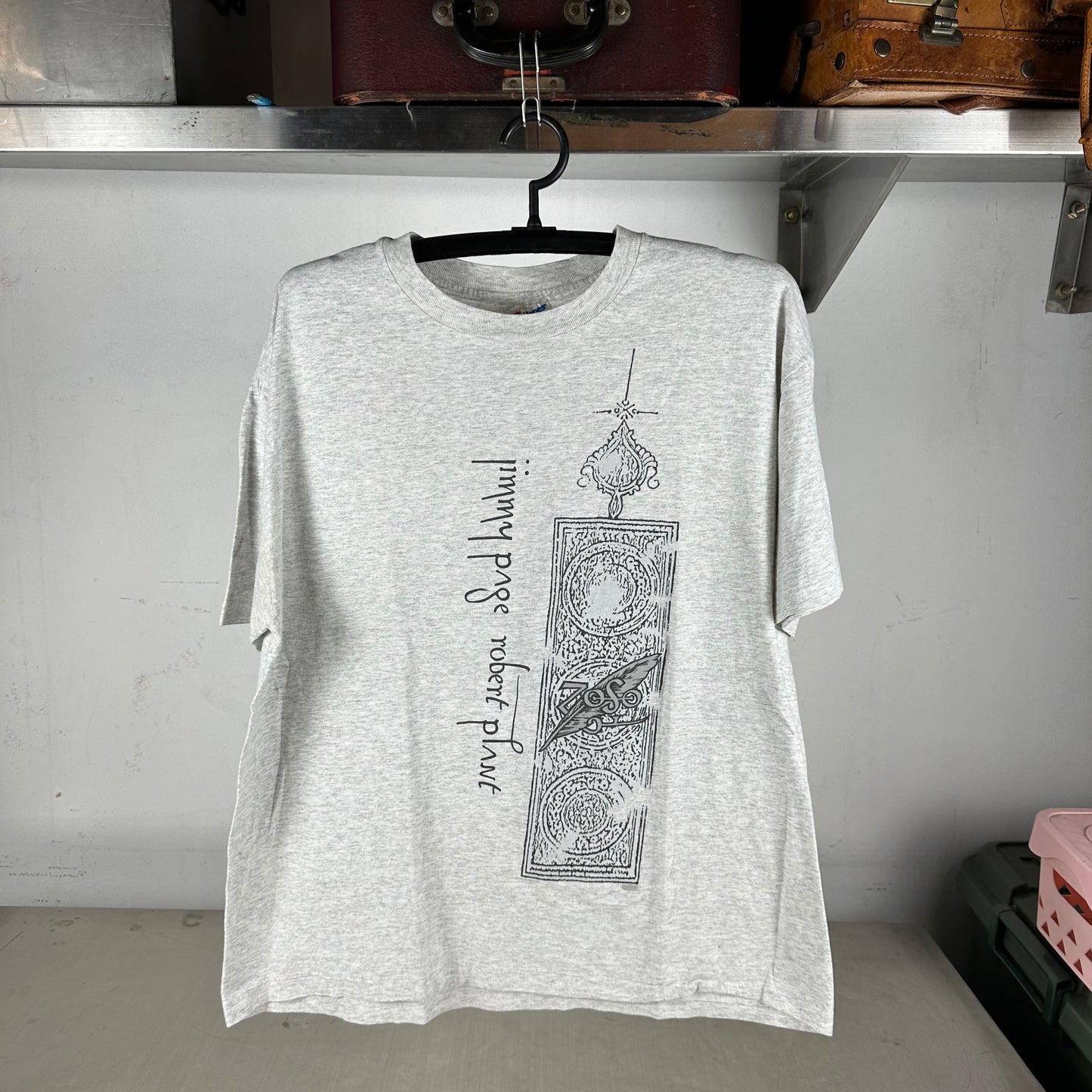 Vintage 90s Jimmy Page Robert Plant Led Zeppelin Single Stitch T-shirt