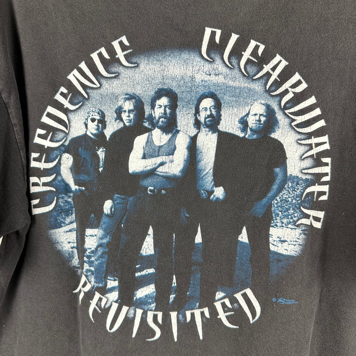 Vintage Creedence Clearwater Revival Revisited Tour Concert T-shirt