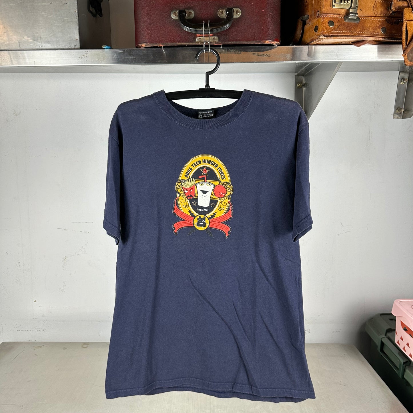 Vintage 2005 Aqua Teen Hunger Force Adult Swim TV Show Promo T-shirt