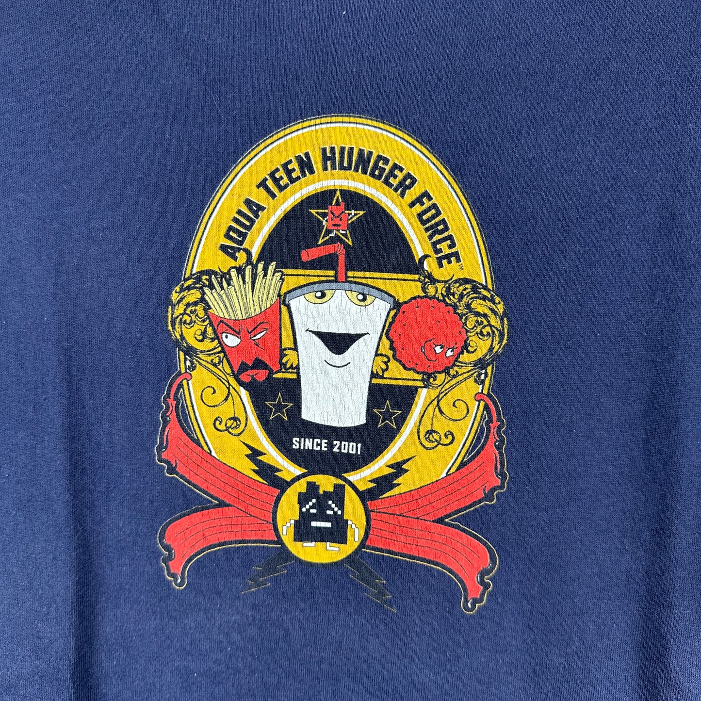 Vintage 2005 Aqua Teen Hunger Force Adult Swim TV Show Promo T-shirt