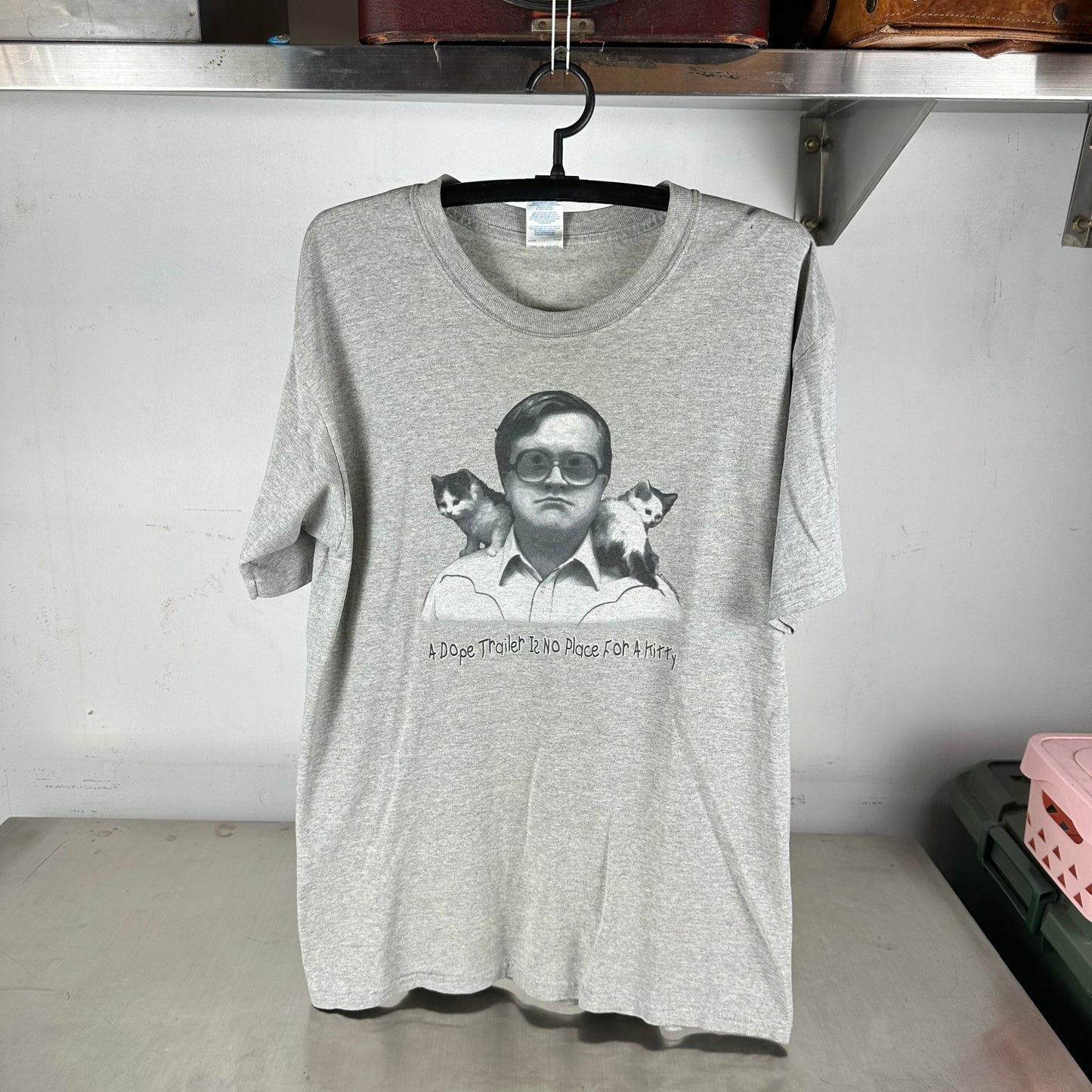 Vintage 2000s Trailer Park Boys Bubbles Kitty TV Show Graphic T-shirt
