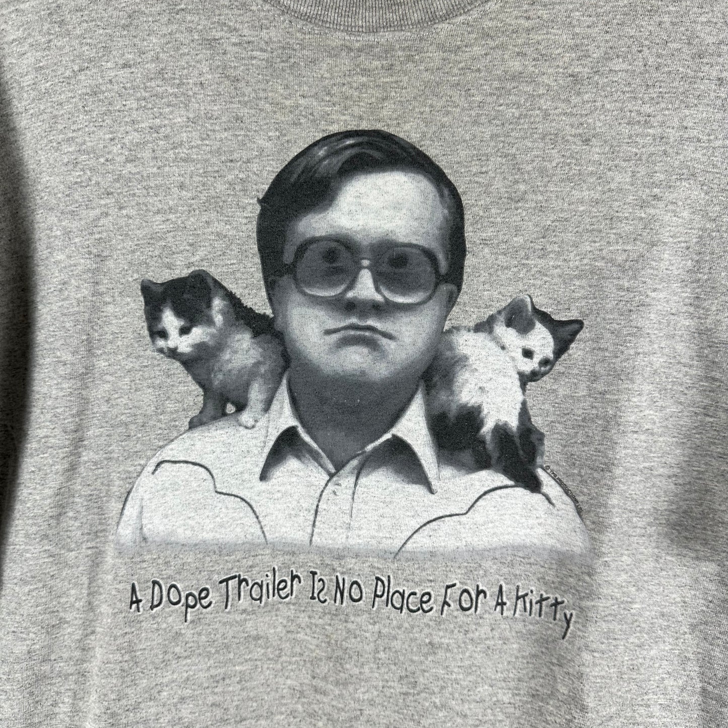 Vintage 2000s Trailer Park Boys Bubbles Kitty TV Show Graphic T-shirt