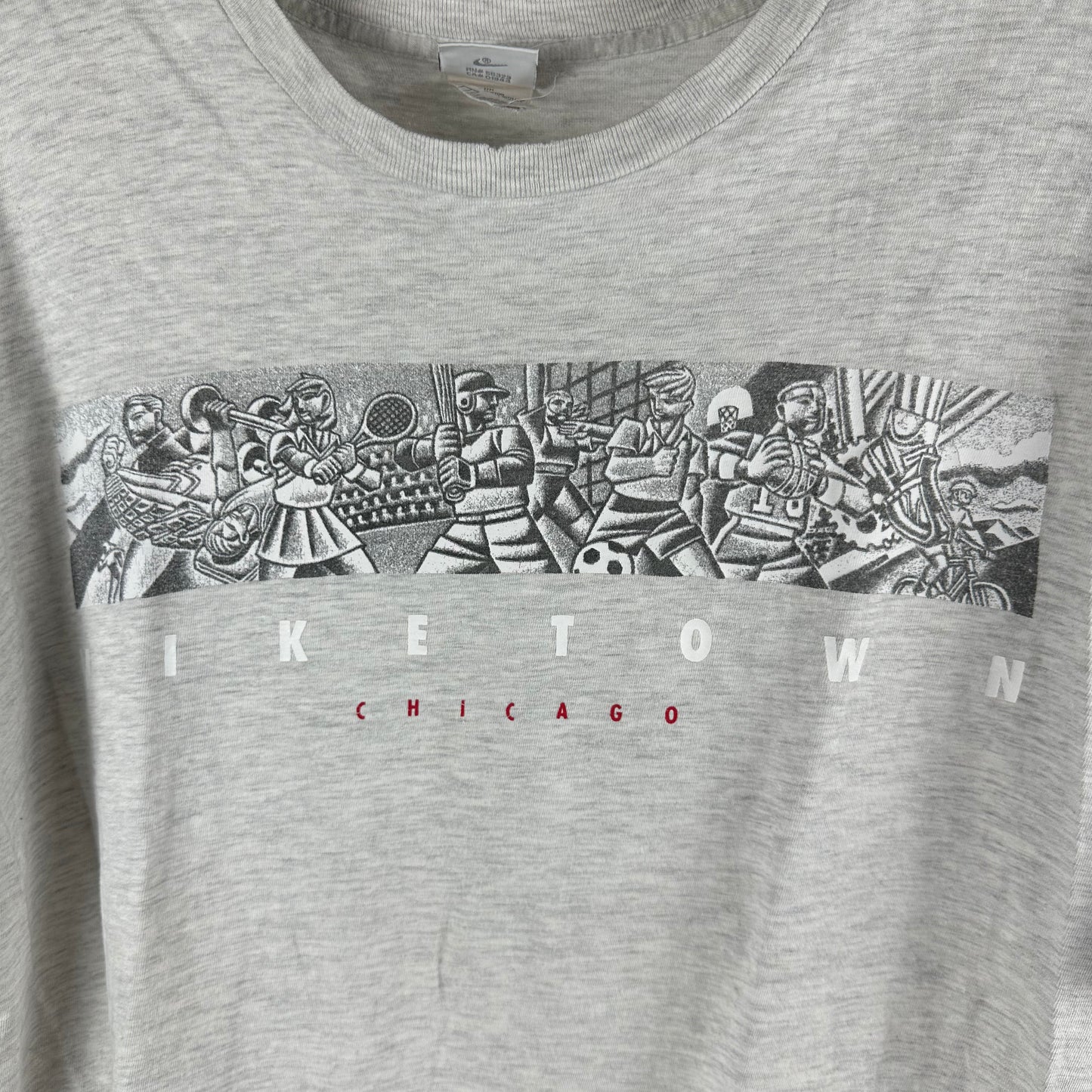 Vintage 90s Nike Town Chicago Graphic Single Stitch T-shirt