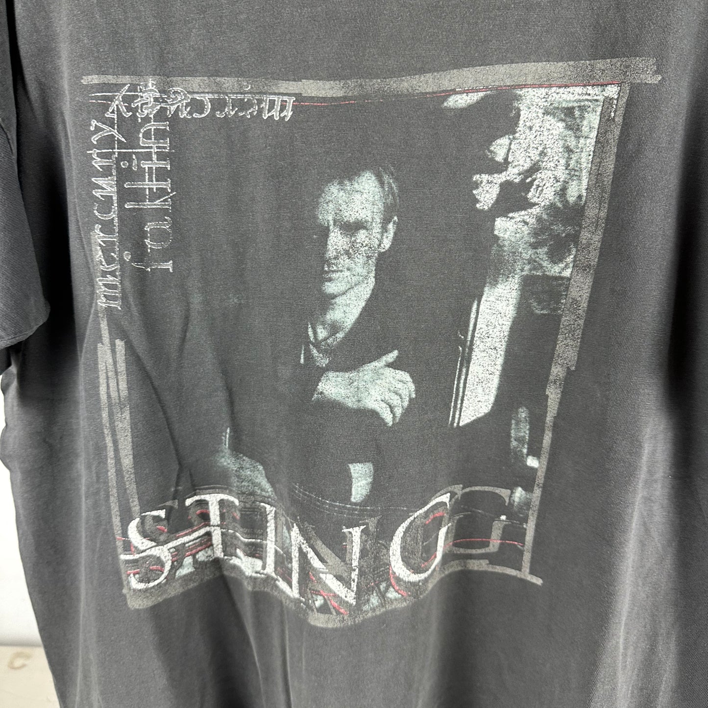 Vintage 1996 Sting Mercury Falling Tour Concert Single Stitch Faded T-shirt