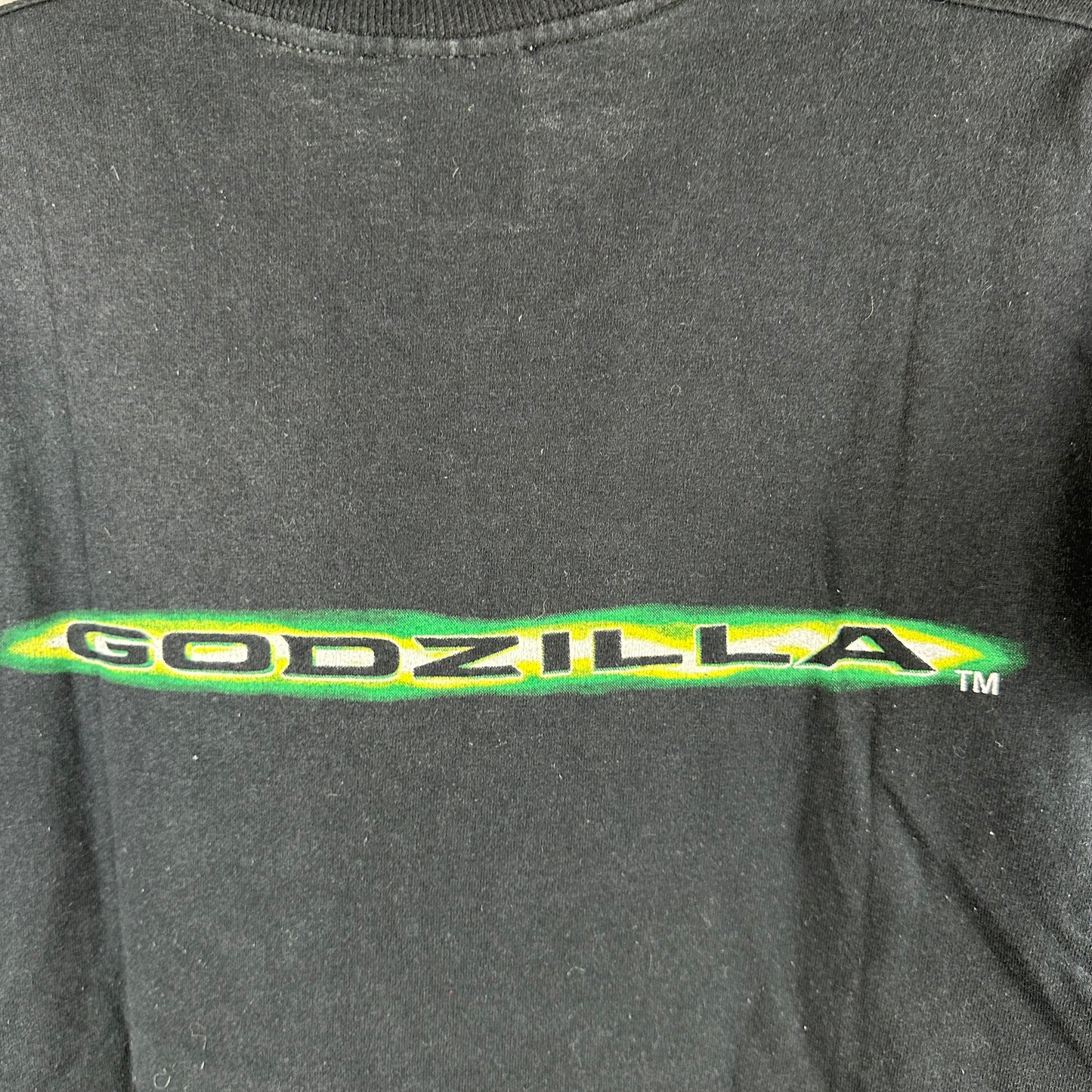 Vintage 90s Godzilla Size Does Matter Movie Promo Graphic T-shirt