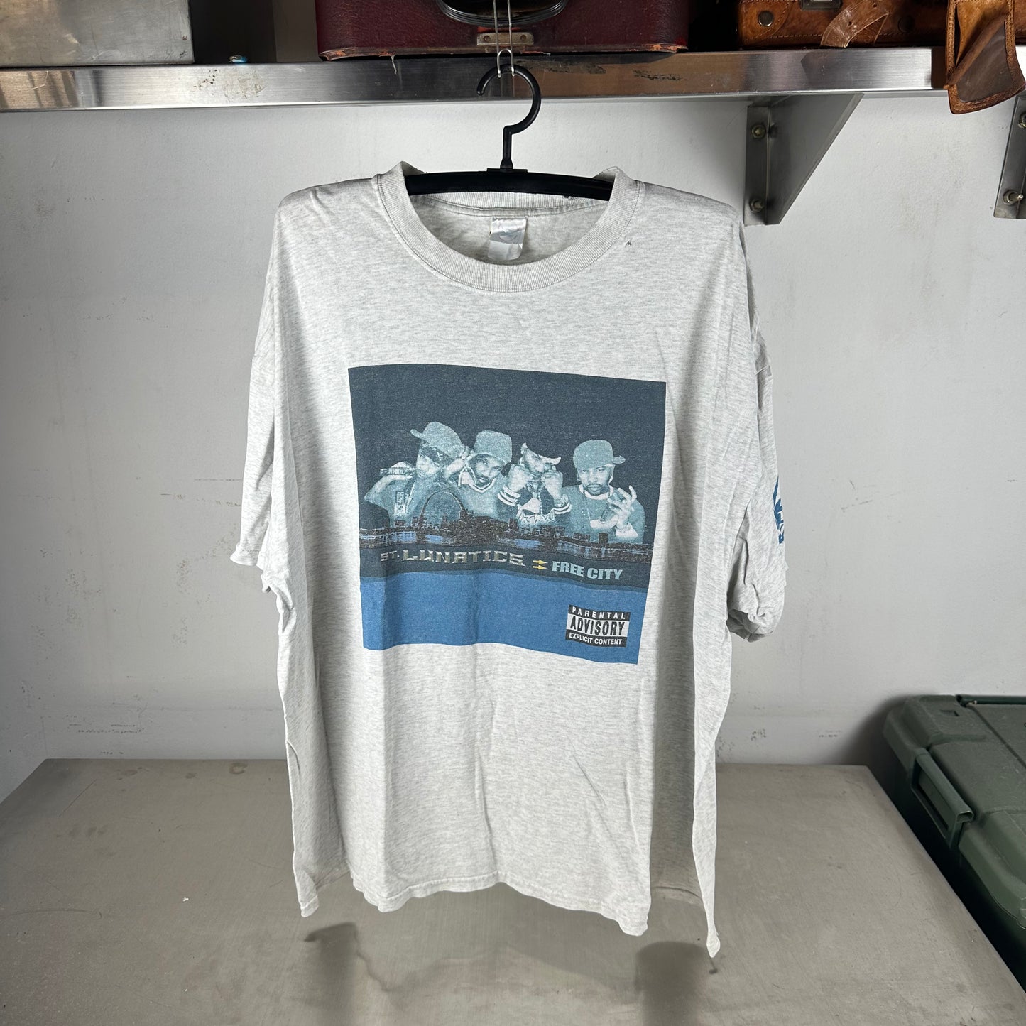 Vintage 2001 St. Lunatics Free City Hip Hop Group Album T-shirt