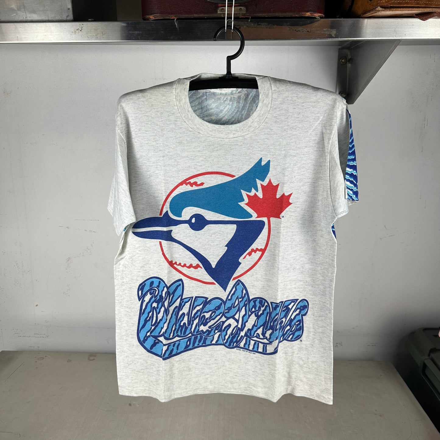 Vintage 1992 Toronto Blue Jays Baseball MLB AOP Single Stitch T-shirt