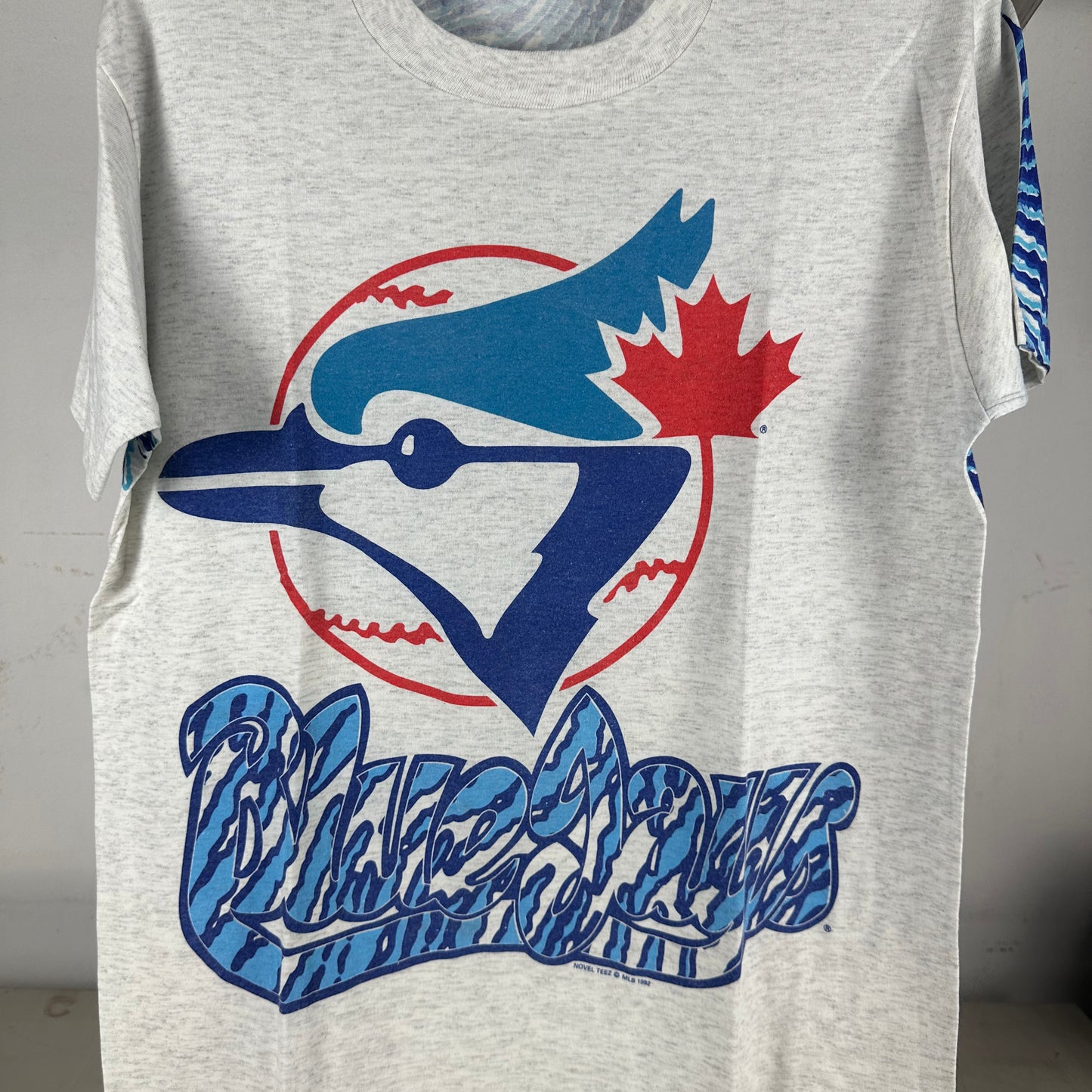 Vintage 1992 Toronto Blue Jays Baseball MLB AOP Single Stitch T-shirt