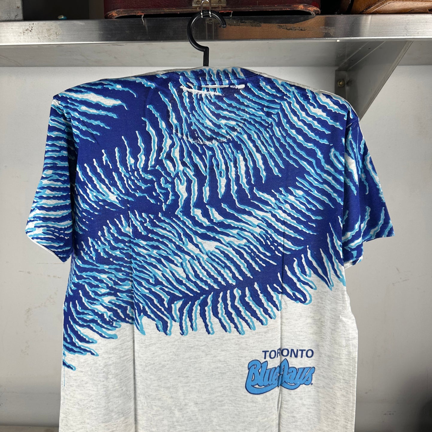 Vintage 1992 Toronto Blue Jays Baseball MLB AOP Single Stitch T-shirt