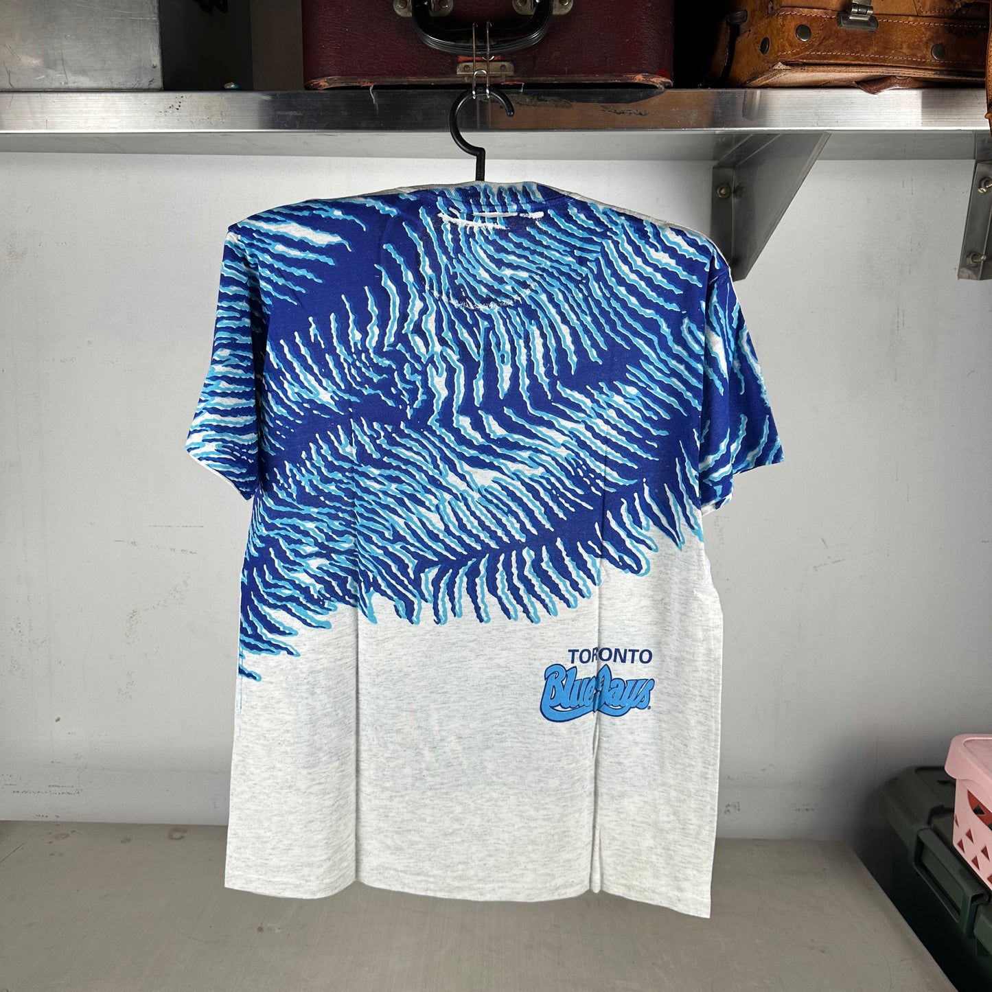 Vintage 1992 Toronto Blue Jays Baseball MLB AOP Single Stitch T-shirt