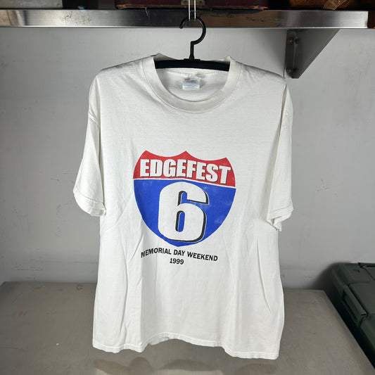 Vintage 1999 Def Leppard Offspring Cake Edgefest 6 Music Festival T-shirt