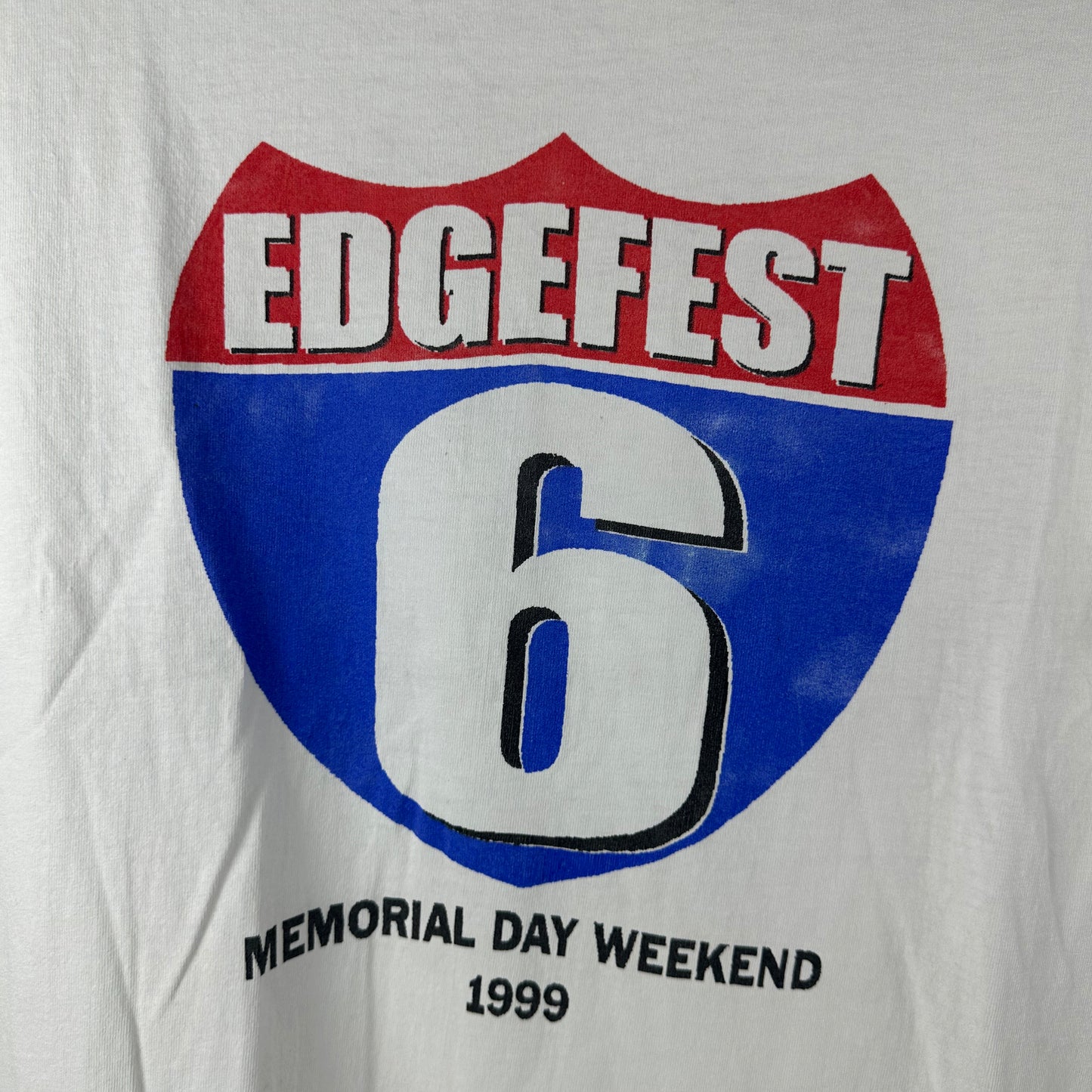 Vintage 1999 Def Leppard Offspring Cake Edgefest 6 Music Festival T-shirt
