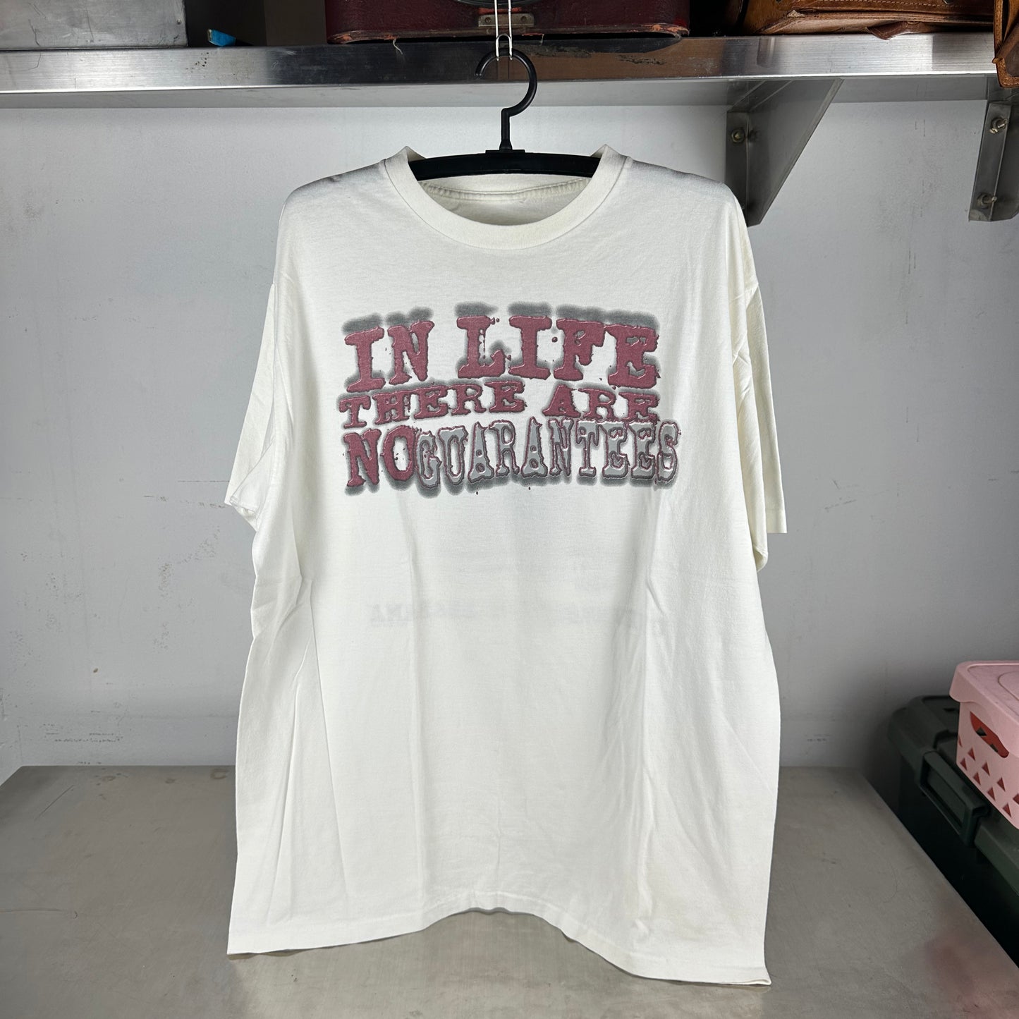 Vintage 1997 Alabama Crimson Tide There's No Guarantee NCAA Single Stitch T-shirt