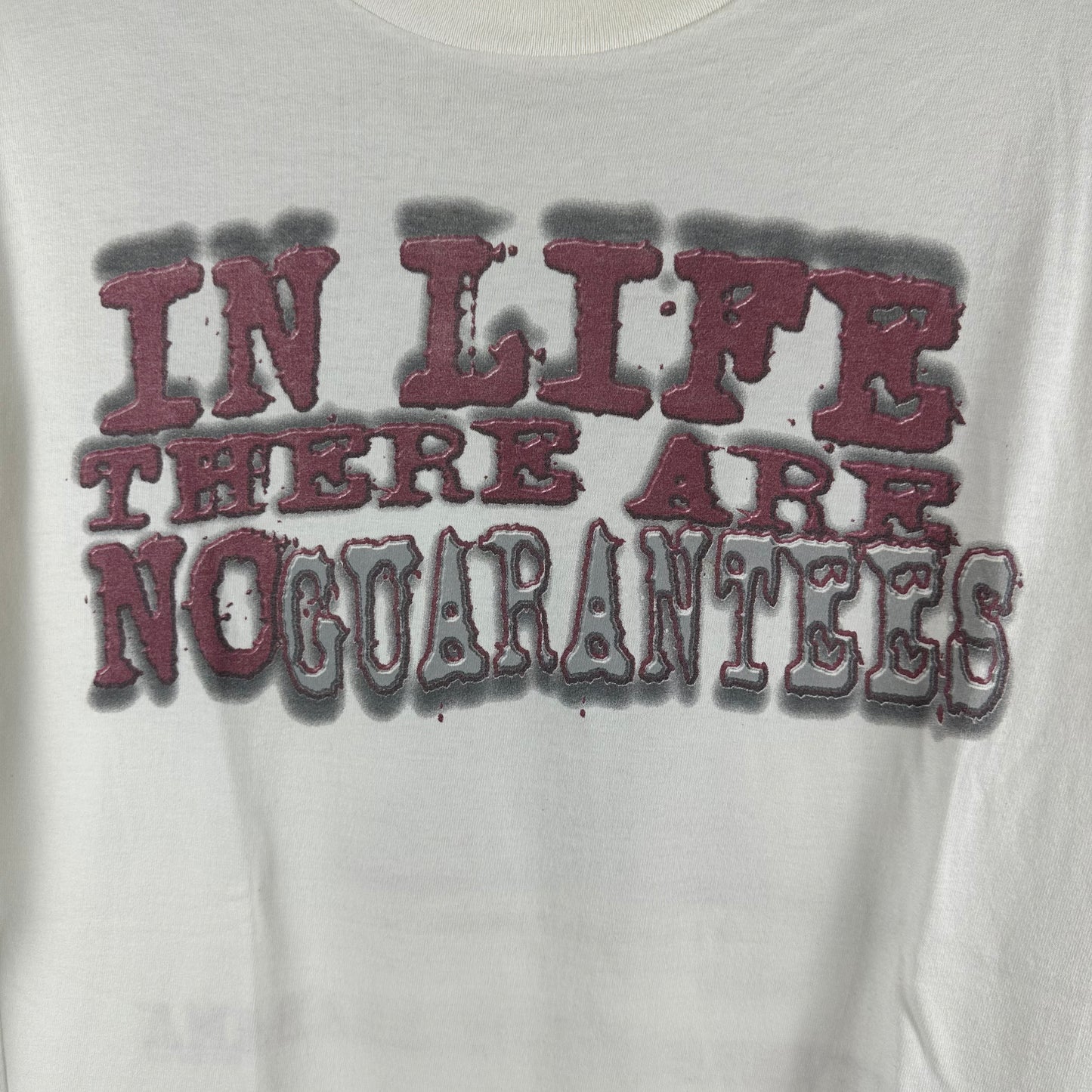 Vintage 1997 Alabama Crimson Tide There's No Guarantee NCAA Single Stitch T-shirt