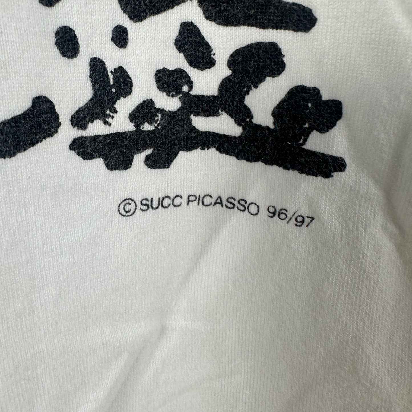 Vintage 1996/97 Pablo Picasso Don Quixote Painting Graphic Single Stitch T-shirt