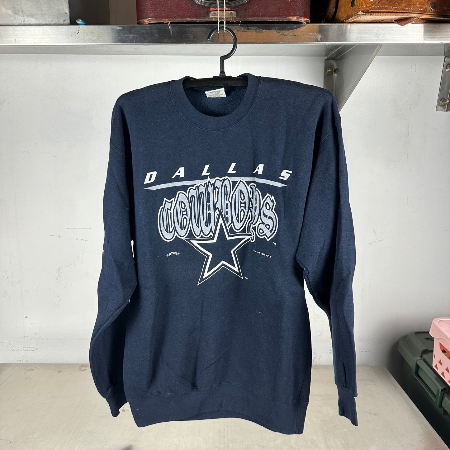 Vintage 1994 Dallas Cowboys Football NFL Nutmeg Graphic Sweatshirt&nbsp;