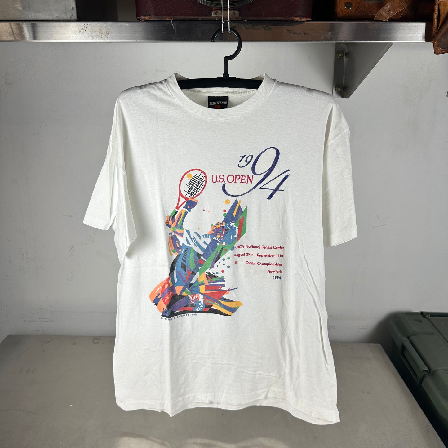Vintage 1994 US Open Tennis Championship Embroidered Single Stitch T-shirt