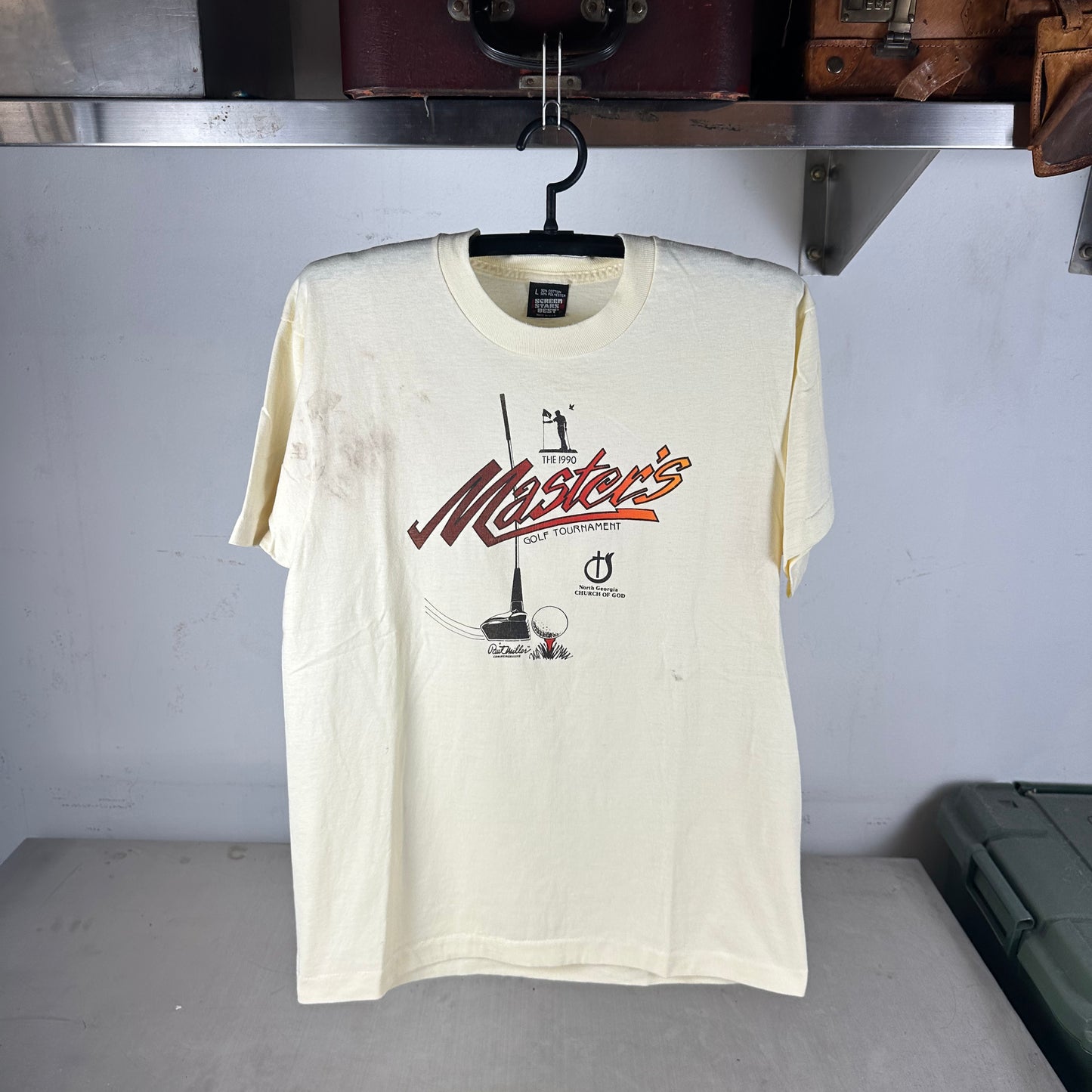 Vintage 1990 The Masters Tournament Golf Single Stitch T-shirt