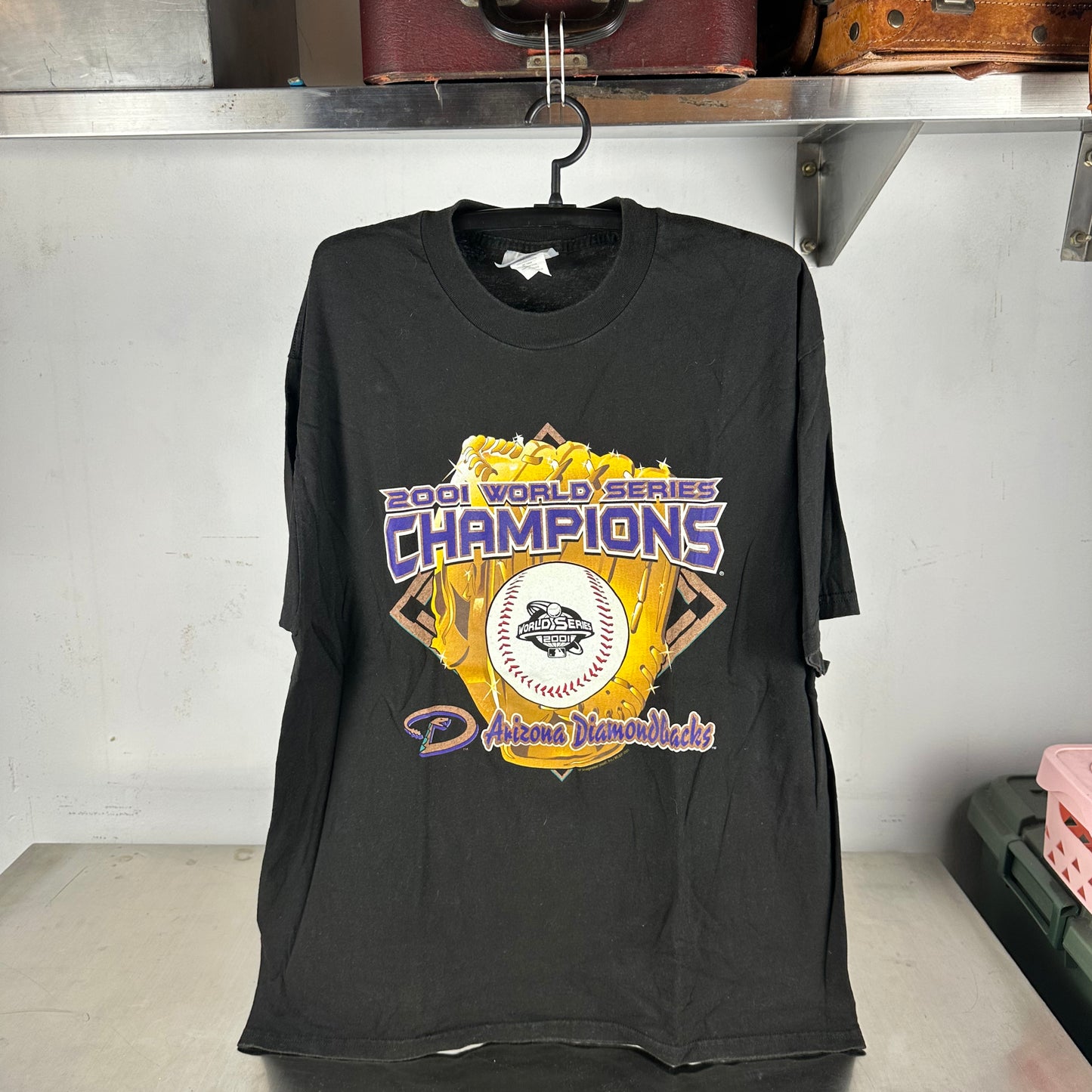 Vintage 2001 Arizona Diamondbacks MLB World Series Champions T-shirt