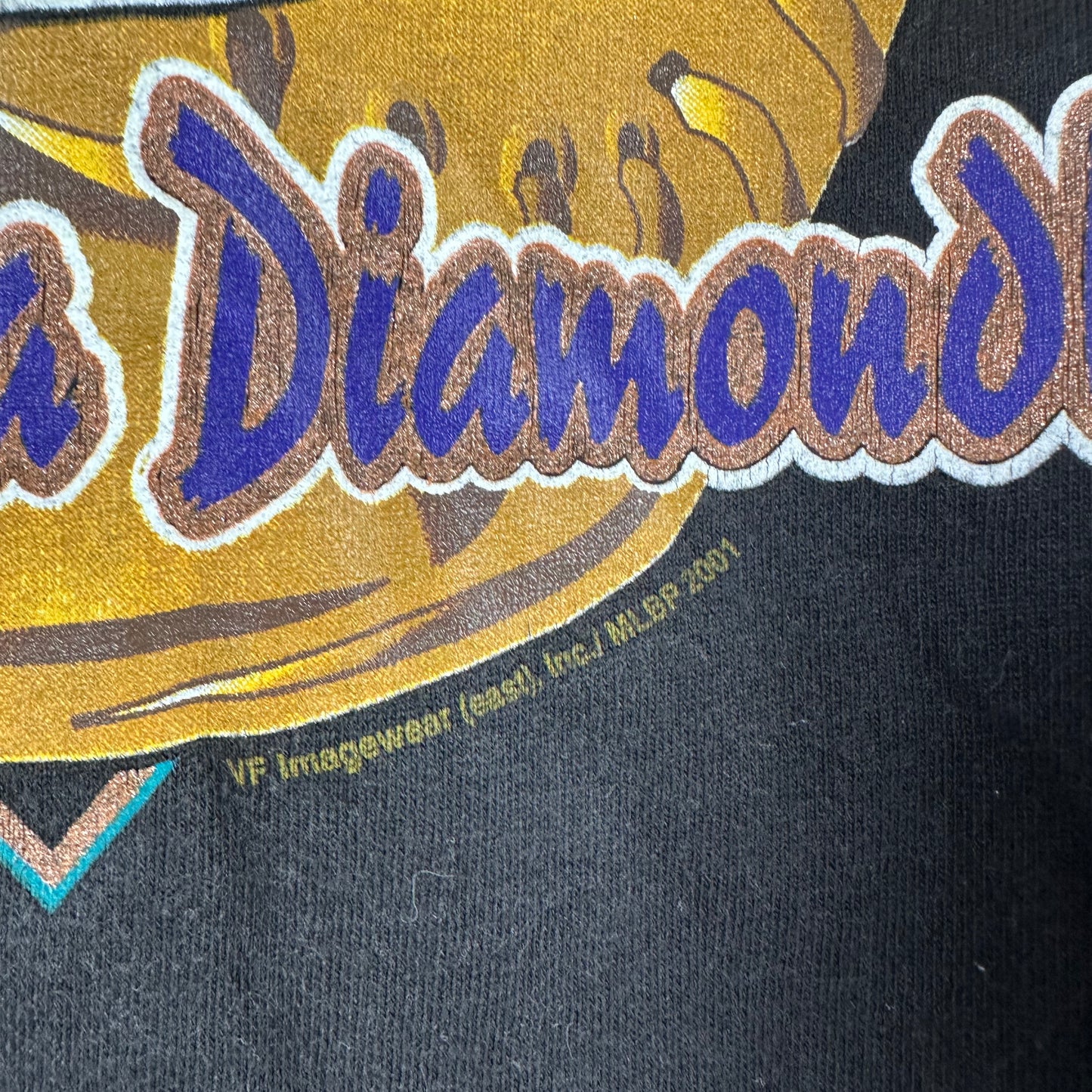 Vintage 2001 Arizona Diamondbacks MLB World Series Champions T-shirt