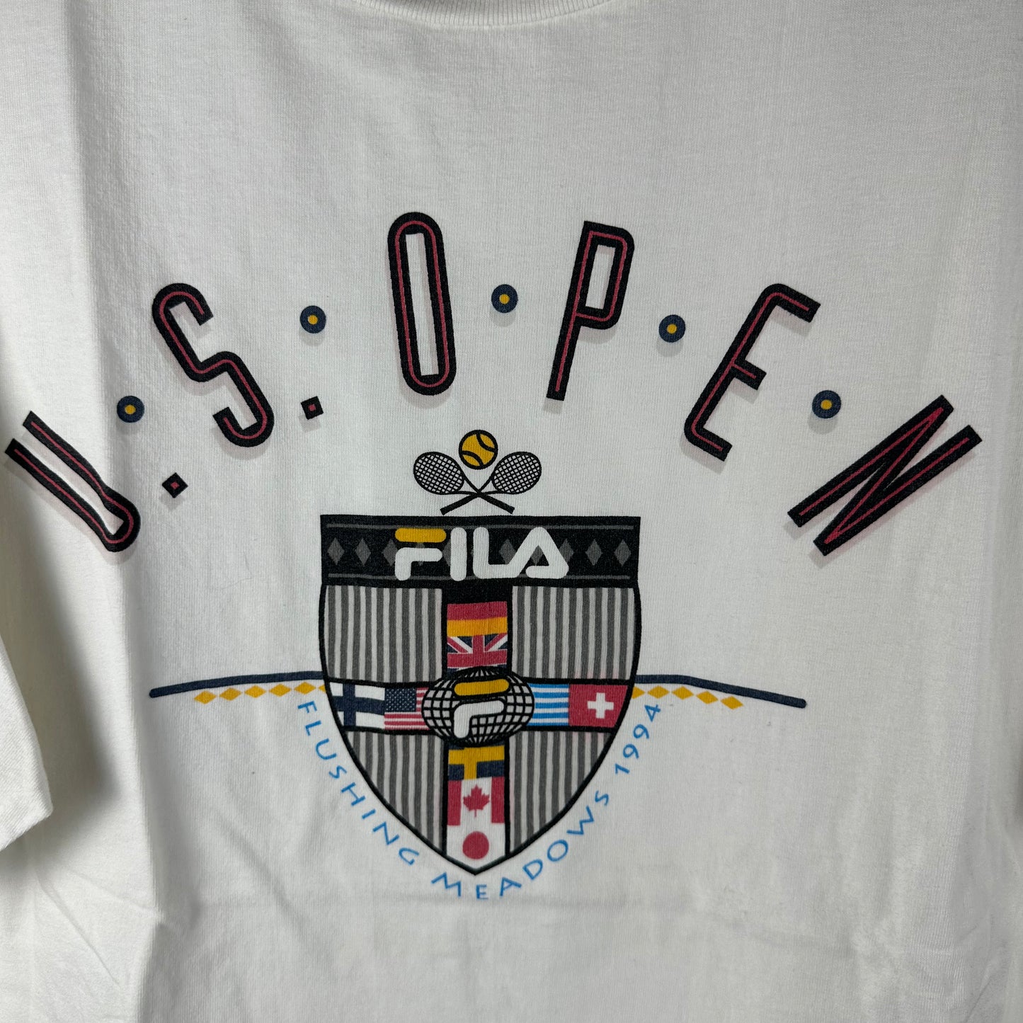 Vintage 1994 US Open Tennis Championship Fila Single Stitch T-shirt