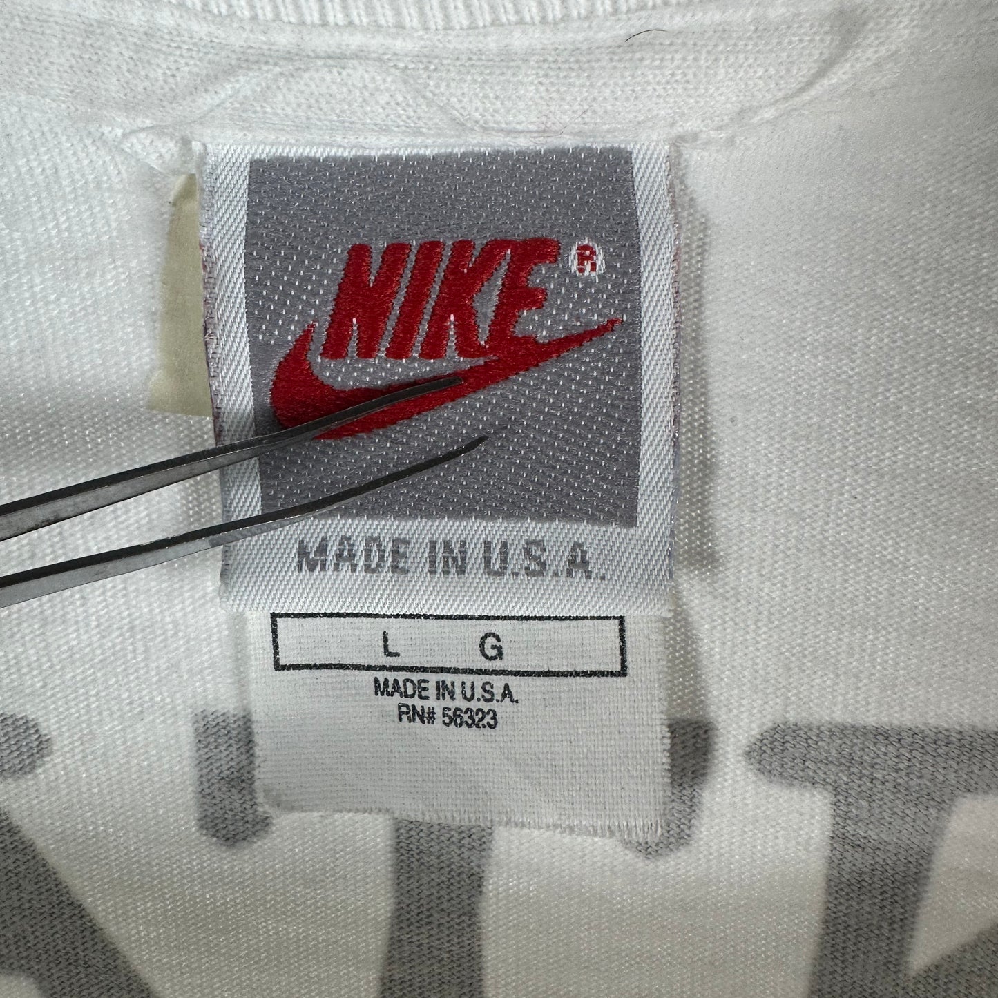 Vintage 90s Nike Big Time Player Campaign Graphic Single Stitch T-shirt