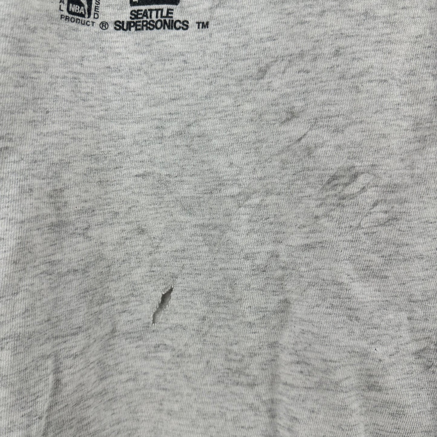 Vintage 90s Seattle Supersonics NBA Nutmeg Breakthrough Distressed T-shirt