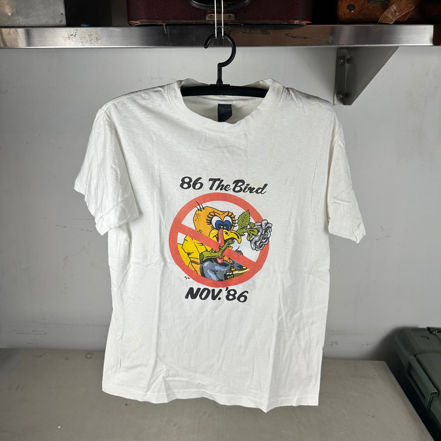Vintage 1986 The Bird Victim Criminal Single Stitch T-shirt