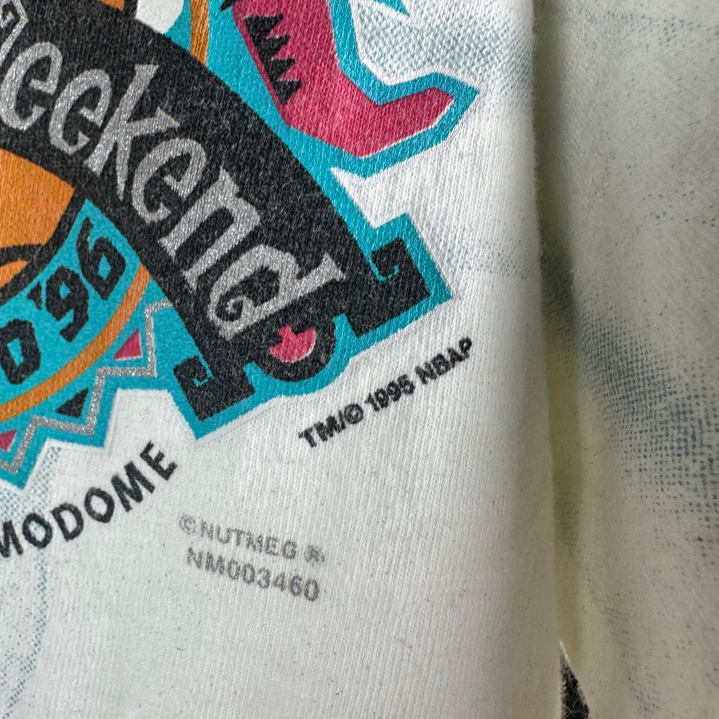 Vintage 1996 NBA All-Star Weekend San Antonio All Over Print AOP T-shirt