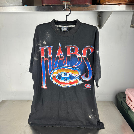 Vintage 1994 Montreal Canadiens Hockey NHL Habs Single Stitch T-shirt