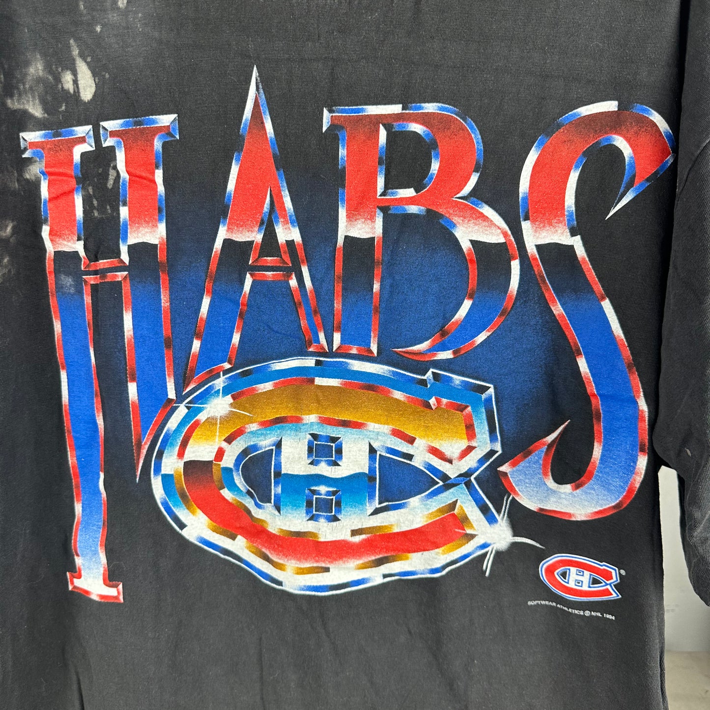 Vintage 1994 Montreal Canadiens Hockey NHL Habs Single Stitch T-shirt