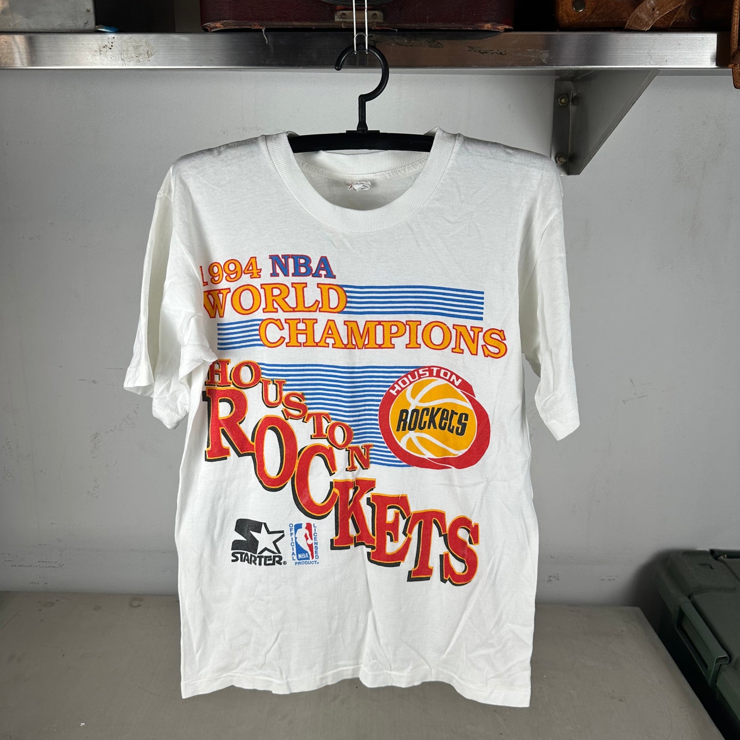 Vintage 1994 Houston Rockets NBA World Champions Single Stitch T-shirt