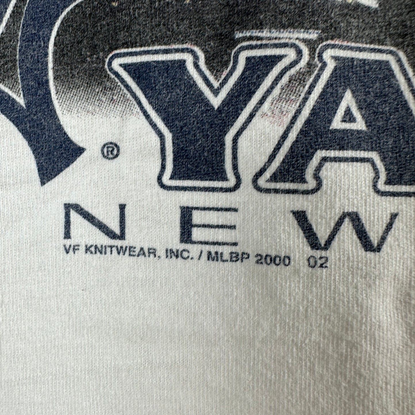 Vintage 2000 New York Yankees MLB Subway Series Champions Graphic T-shirt