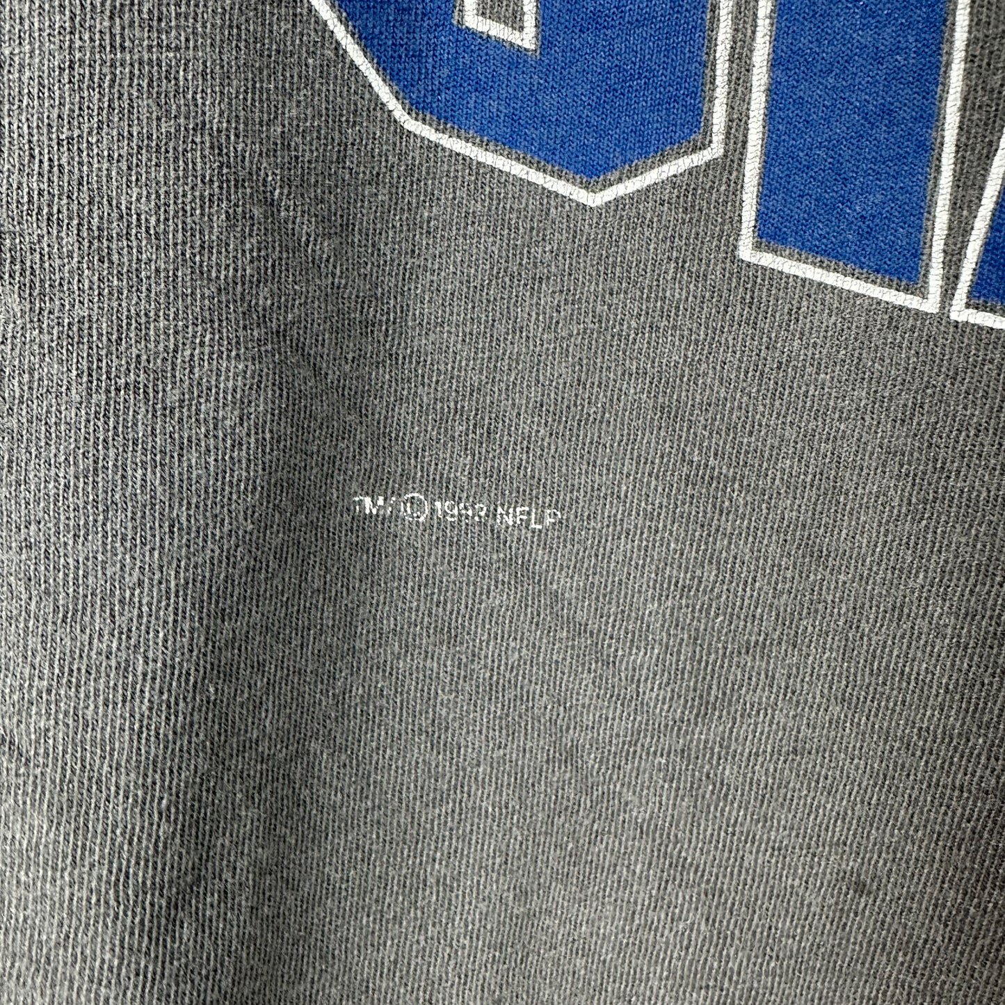 Vintage 90s New York Giants Football NFL Salem Sportswear Faded T-shirt