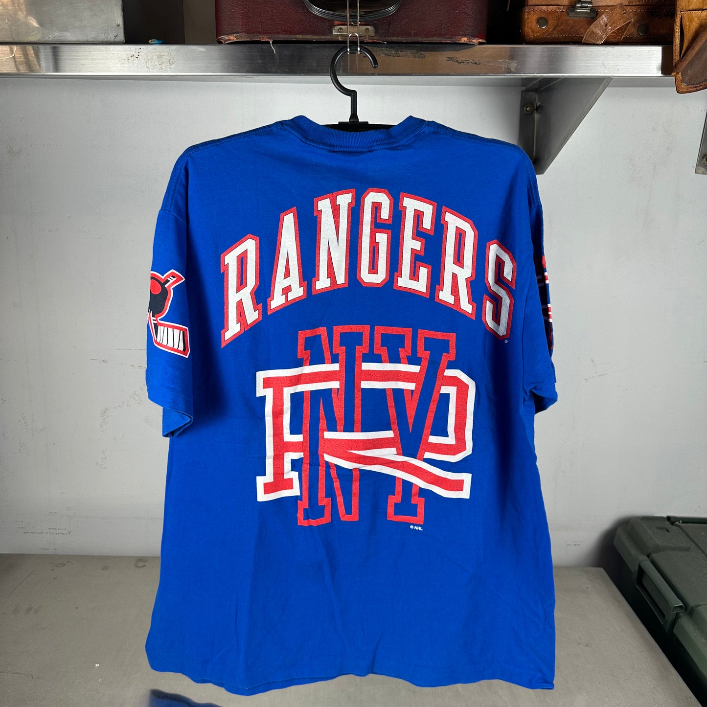 Vintage 90s New York Rangers Hockey NHL Pro Player Single Stitch T-shirt