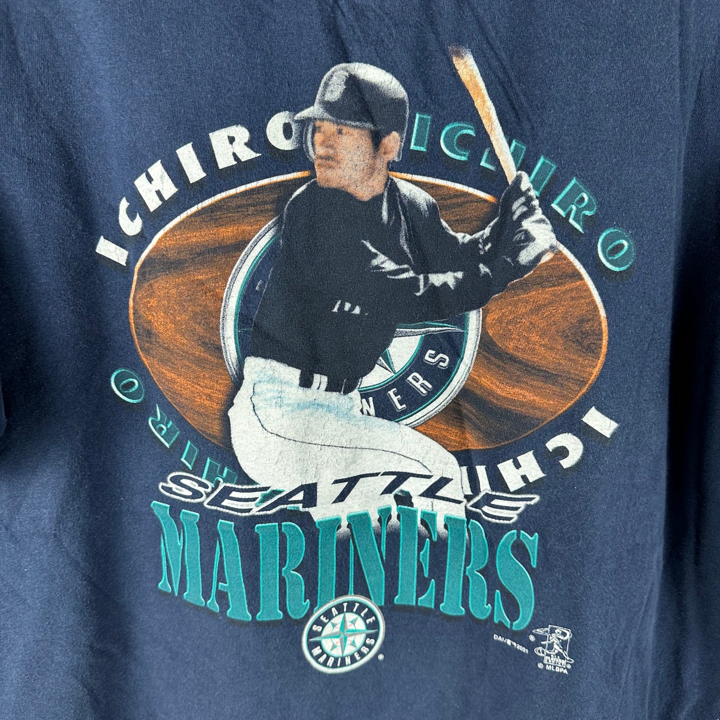 Vintage 2001 Ichiro Suzuki Seattle Mariners MLB T-shirt