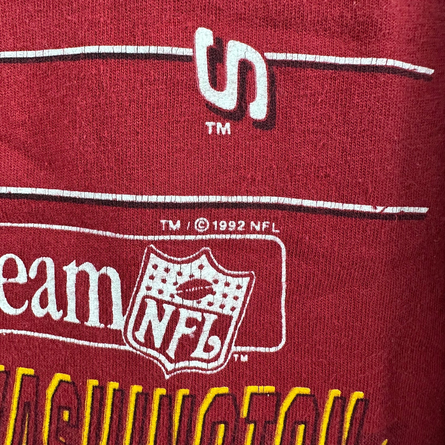 Vintage 1992 Washington Redskins NFL Aerial Assault Salem Sportswear T-shirt