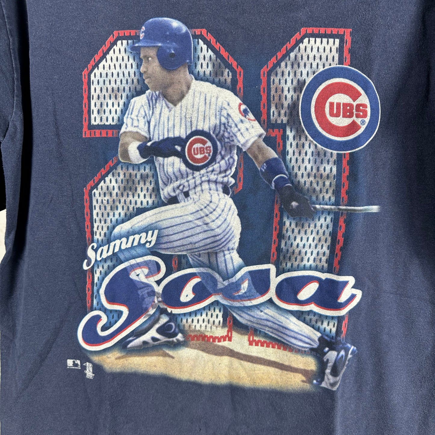 Vintage 90s Sammy Sosa Chicago Cubs MLB Graphic T-shirt