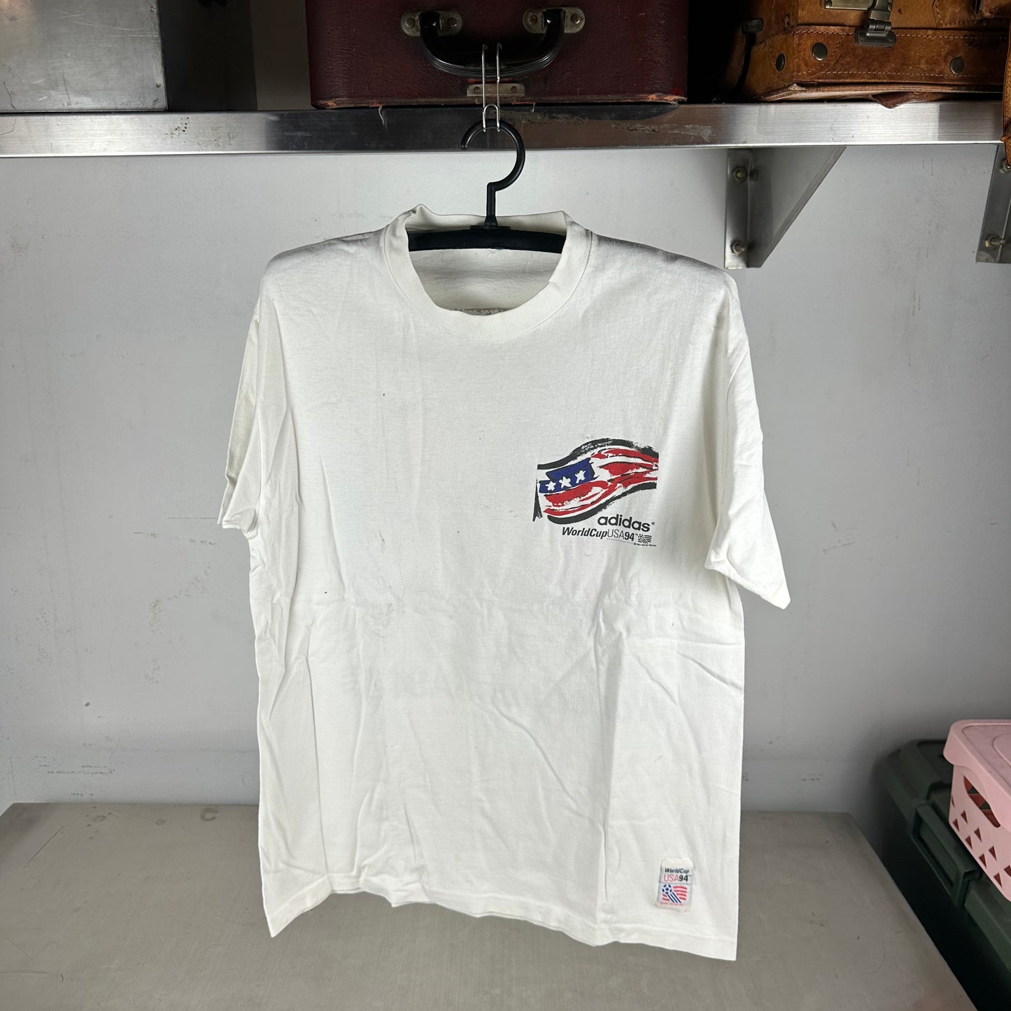 Vintage Adidas 1994 USA Soccer World Cup Single Stitch T-shirt