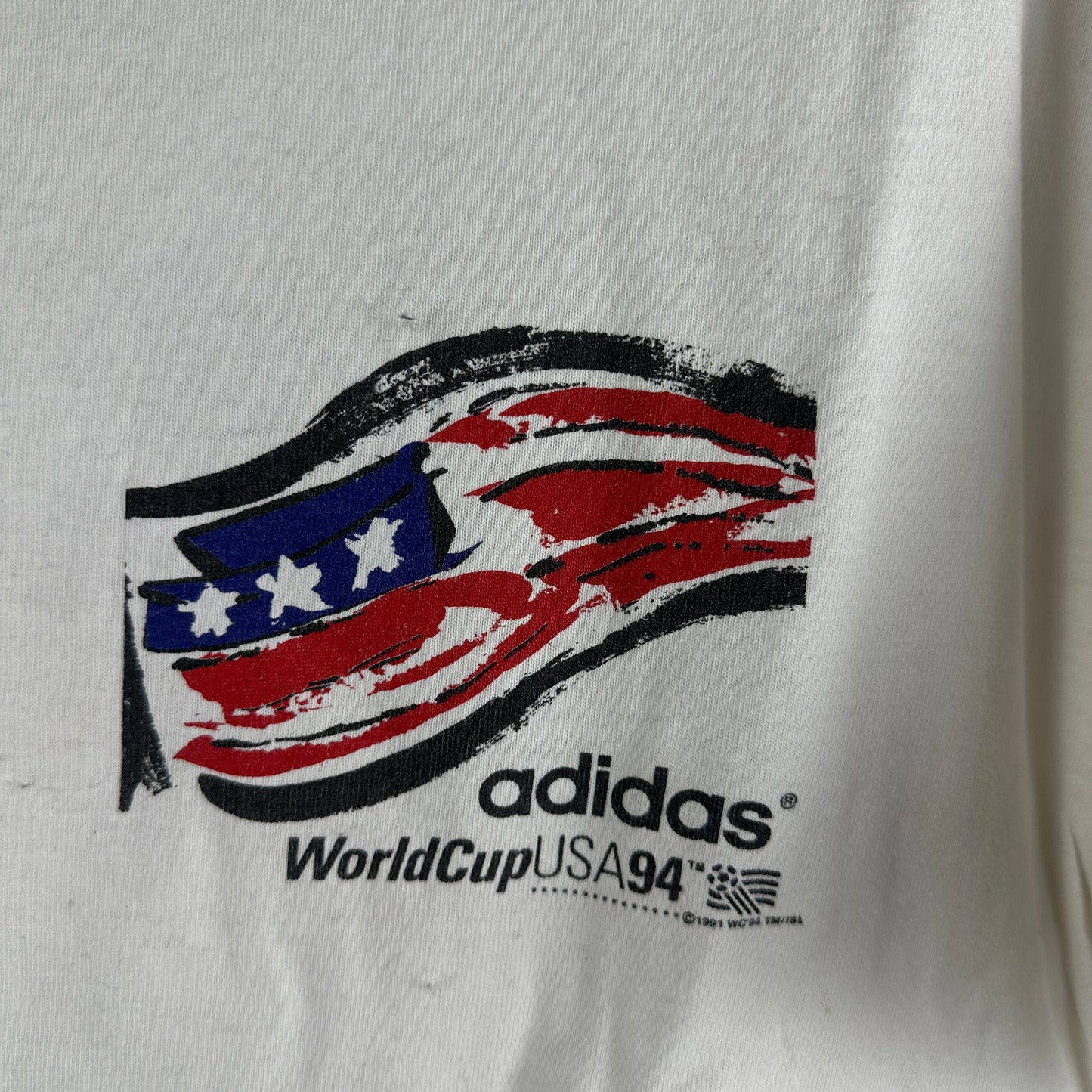 Vintage Adidas 1994 USA Soccer World Cup Single Stitch T-shirt