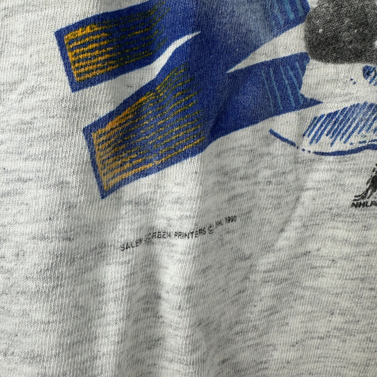 Vintage 1990 Pierre Turgeon Buffalo Sabres NHL Salem Sportswear T-shirt