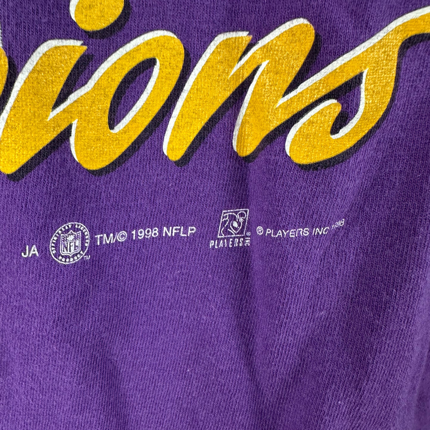 Vintage 1998 Cris Carter Minnesota Vikings NFL Division Champions T-shirt
