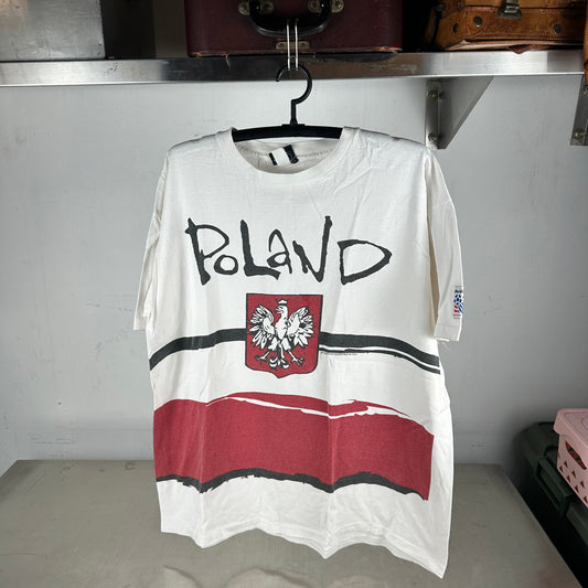 Vintage Poland 1994 USA Soccer World Cup Single Stitch T-shirt