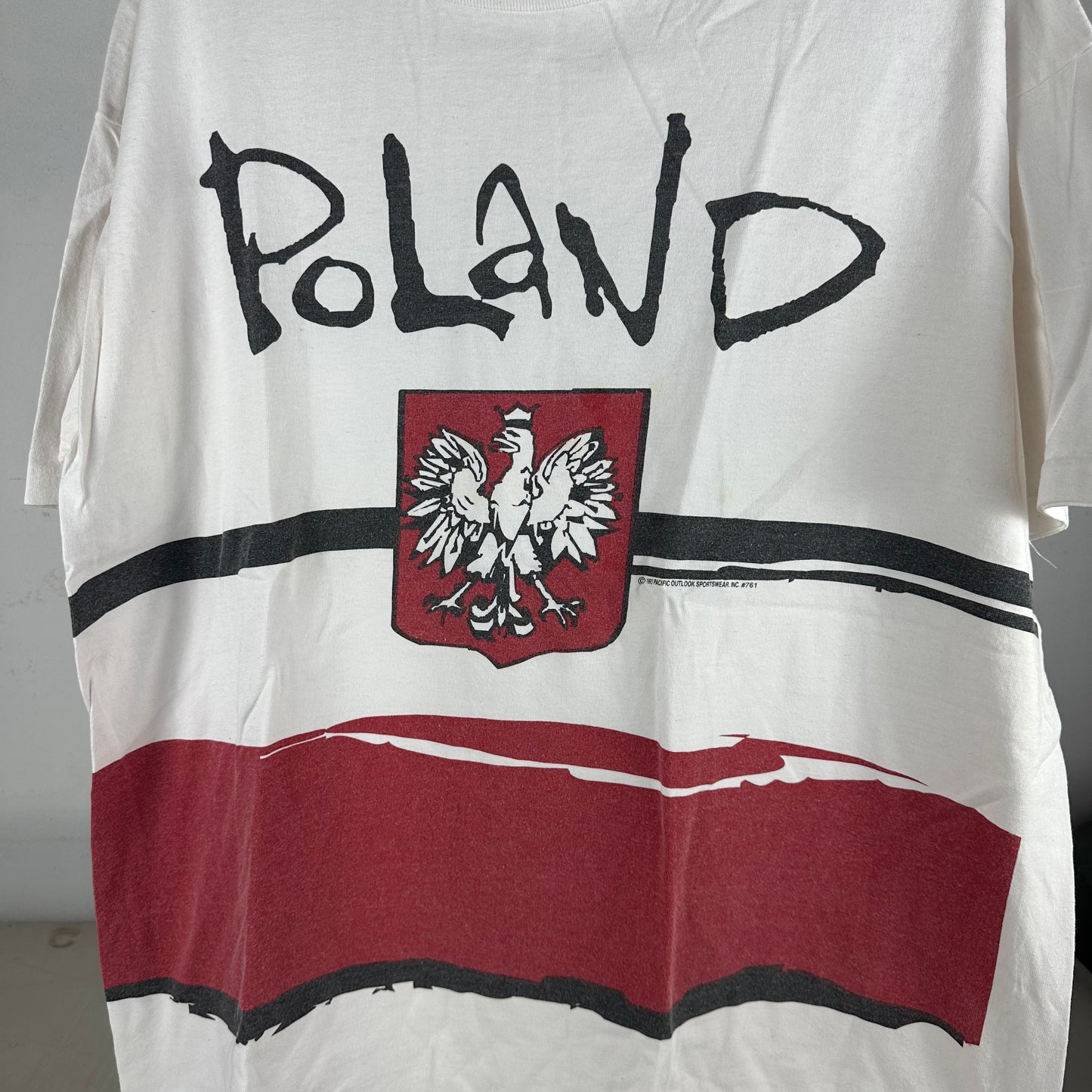 Vintage Poland 1994 USA Soccer World Cup Single Stitch T-shirt