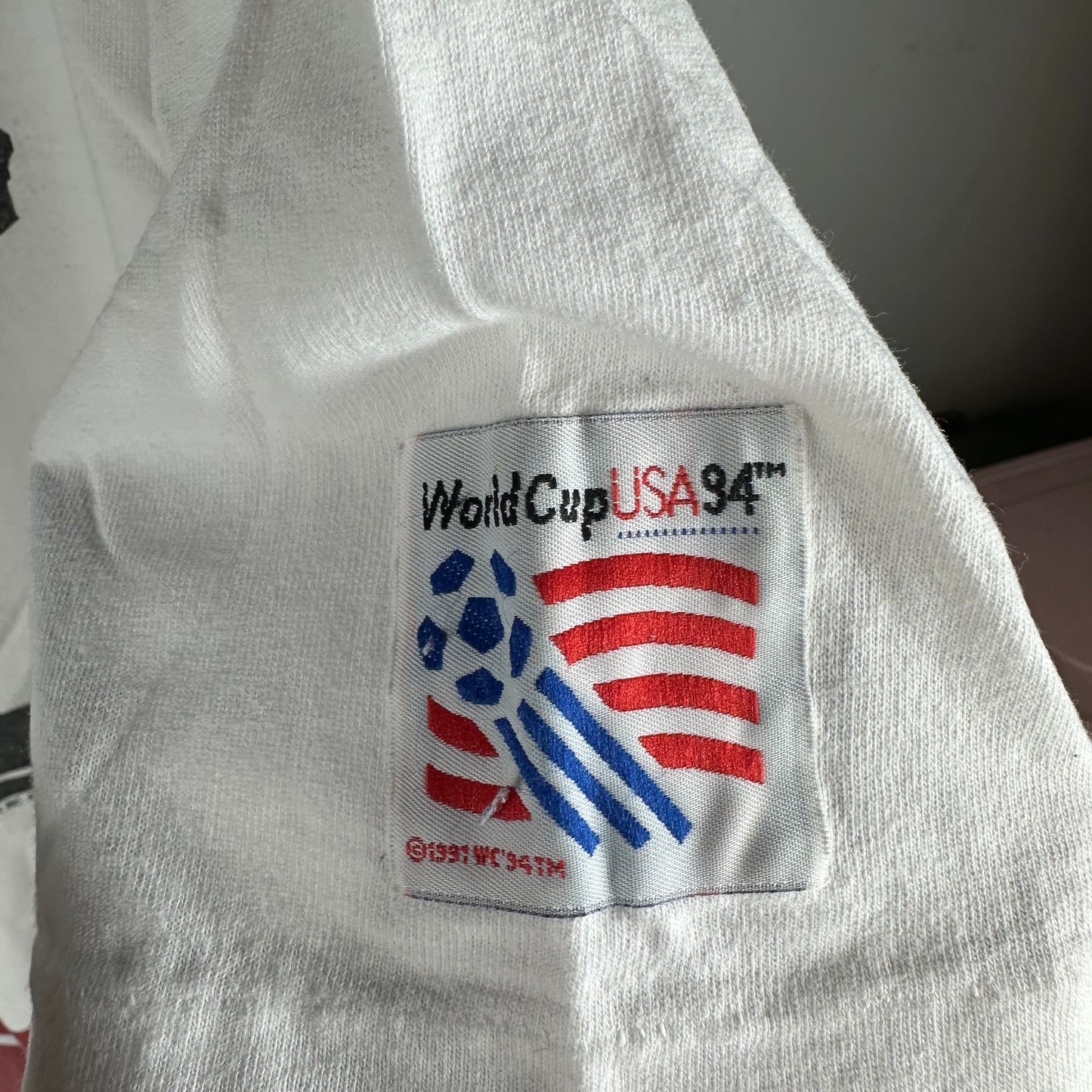 Vintage Poland 1994 USA Soccer World Cup Single Stitch T-shirt