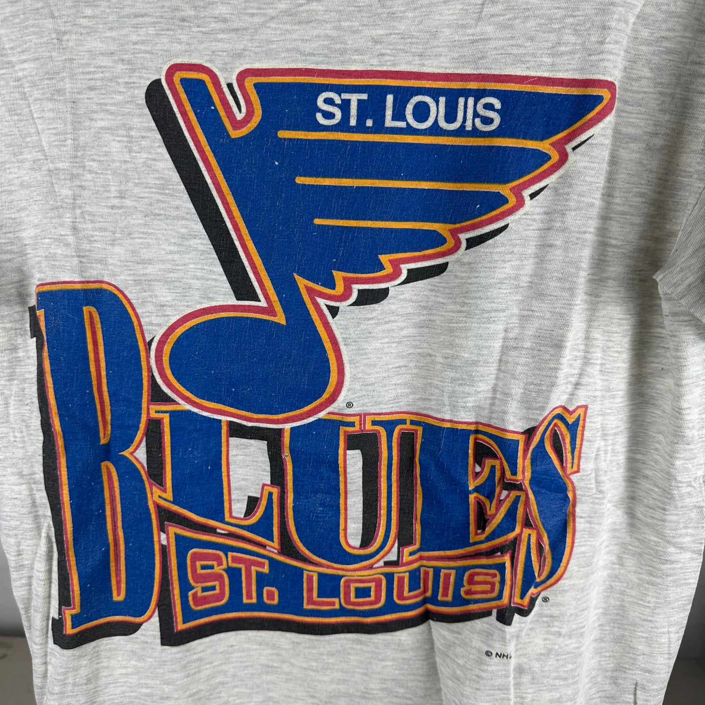 Vintage 90s St. Louis Blues Hockey NHL Graphic T-shirt
