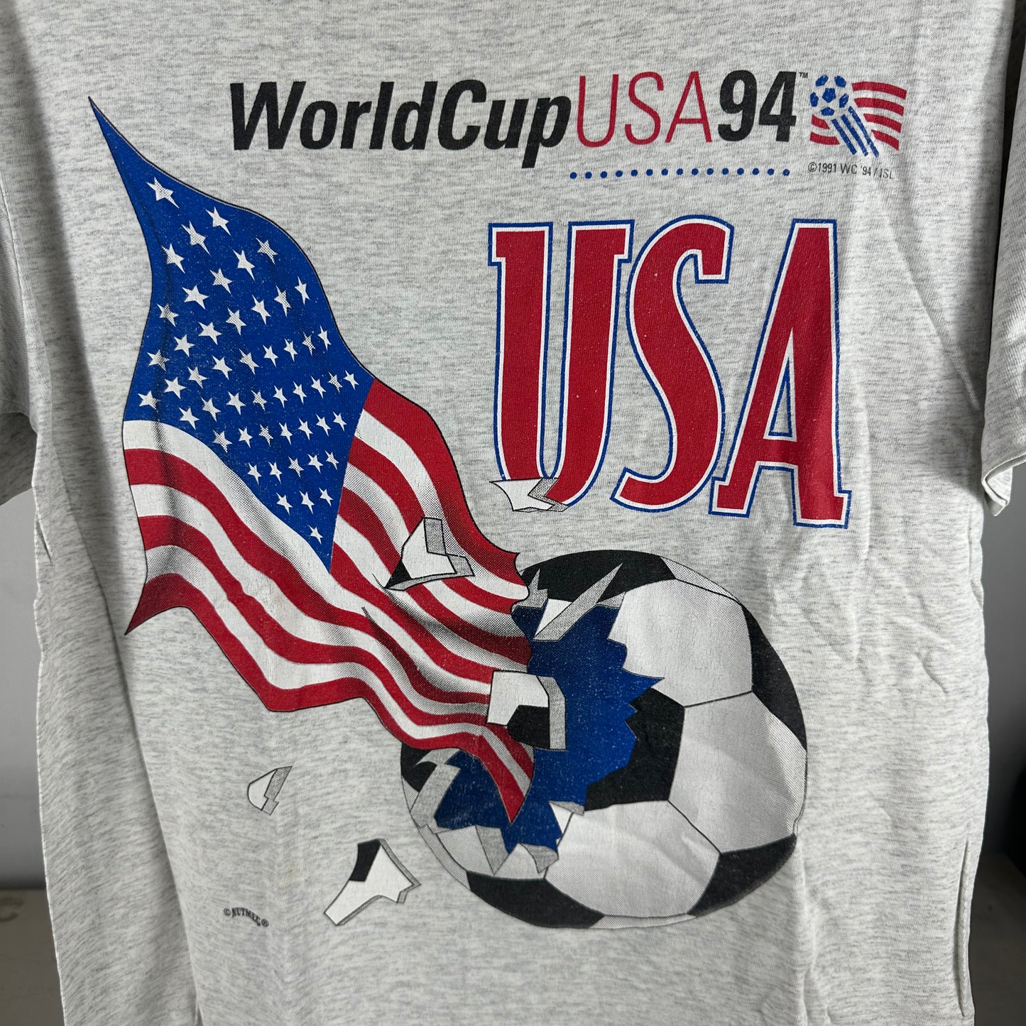 Vintage USA 1994 USA Soccer World Cup Breakthrough Nutmeg T-shirt