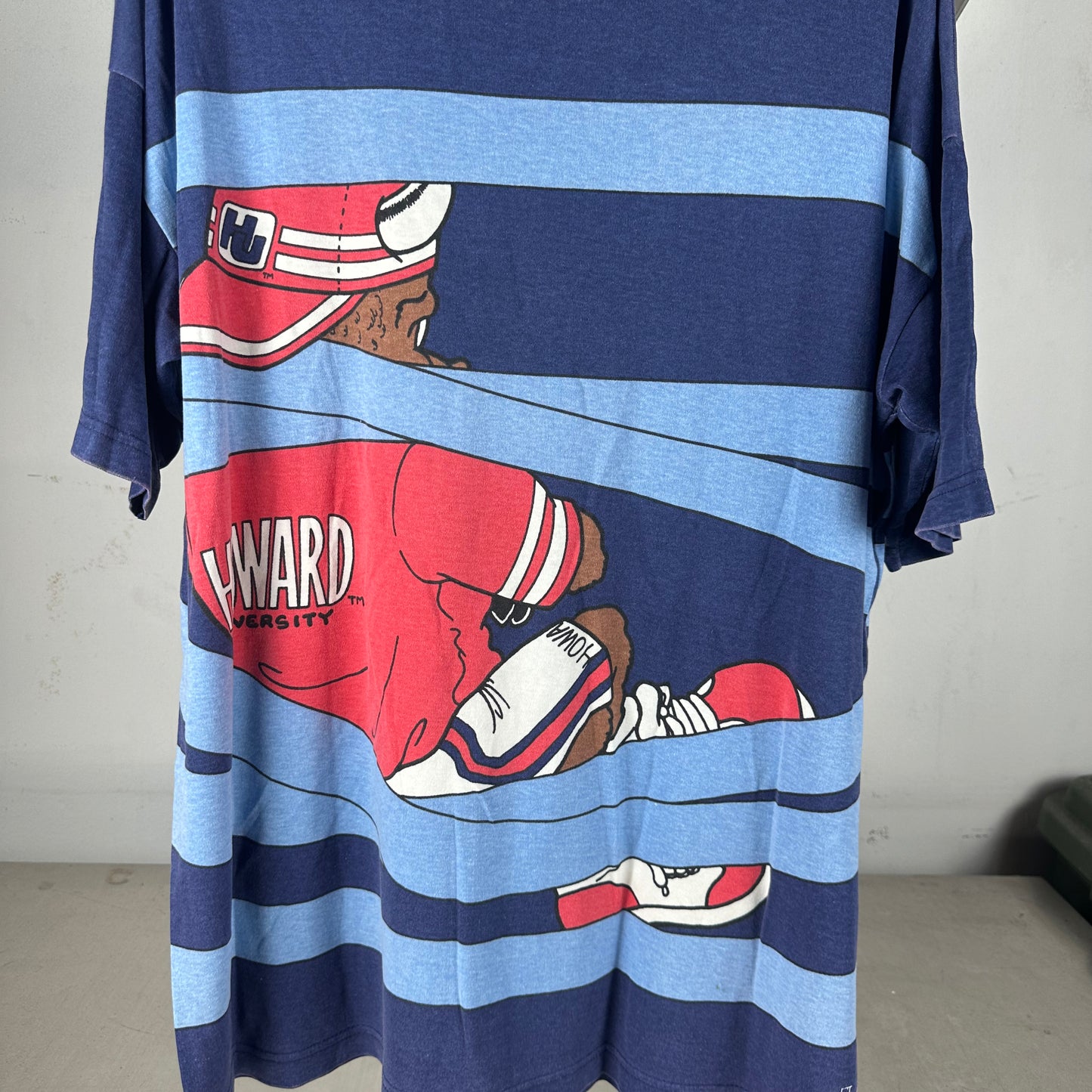 Vintage 90s Howard University Bison Mascot NCAA AOP T-shirt